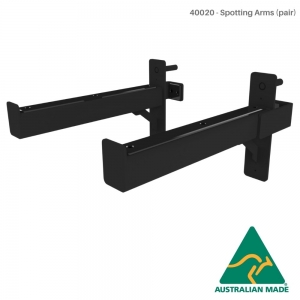 Free-standing dual cell rack with monkey bars (40020 - Spotting Arms - pair)