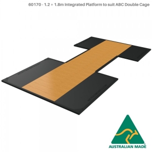 Cage dblhalf x2 (60170 - 1.2 + 1.8m Integrated Platform to suit ABC Double Cage)