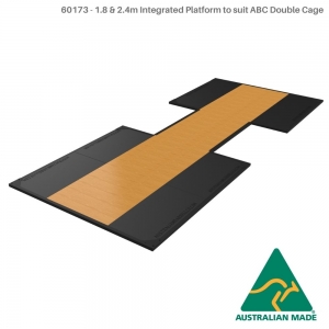 Cage dblhalf x2 + ext (60173 - 1.8 & 2.4m Integrated Platform to suit ABC Double Cage)