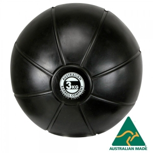 Black Medicine Ball range - commercial quality (BMBK-3 - 3kg - 250mm diametre)