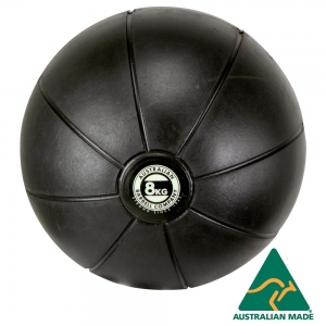 Black Medicine Ball range - commercial quality (BMBK-8 - 8kg -250mm diametre)