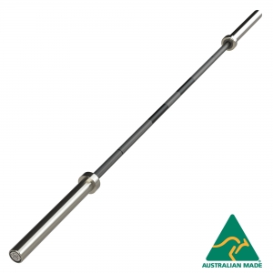 20kg Olympic Barbell - with centre knurl (BO220NM-SS - Needle Bearings / Stainless Steel Sleeves)