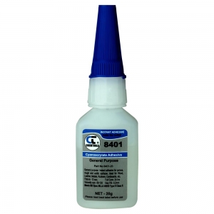 8401 Instant adhesive. Small bottle used to fix designa bell boots & end plates