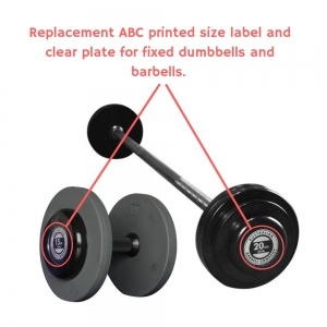 Replacement end for ABC fixed dumbbells & barbells